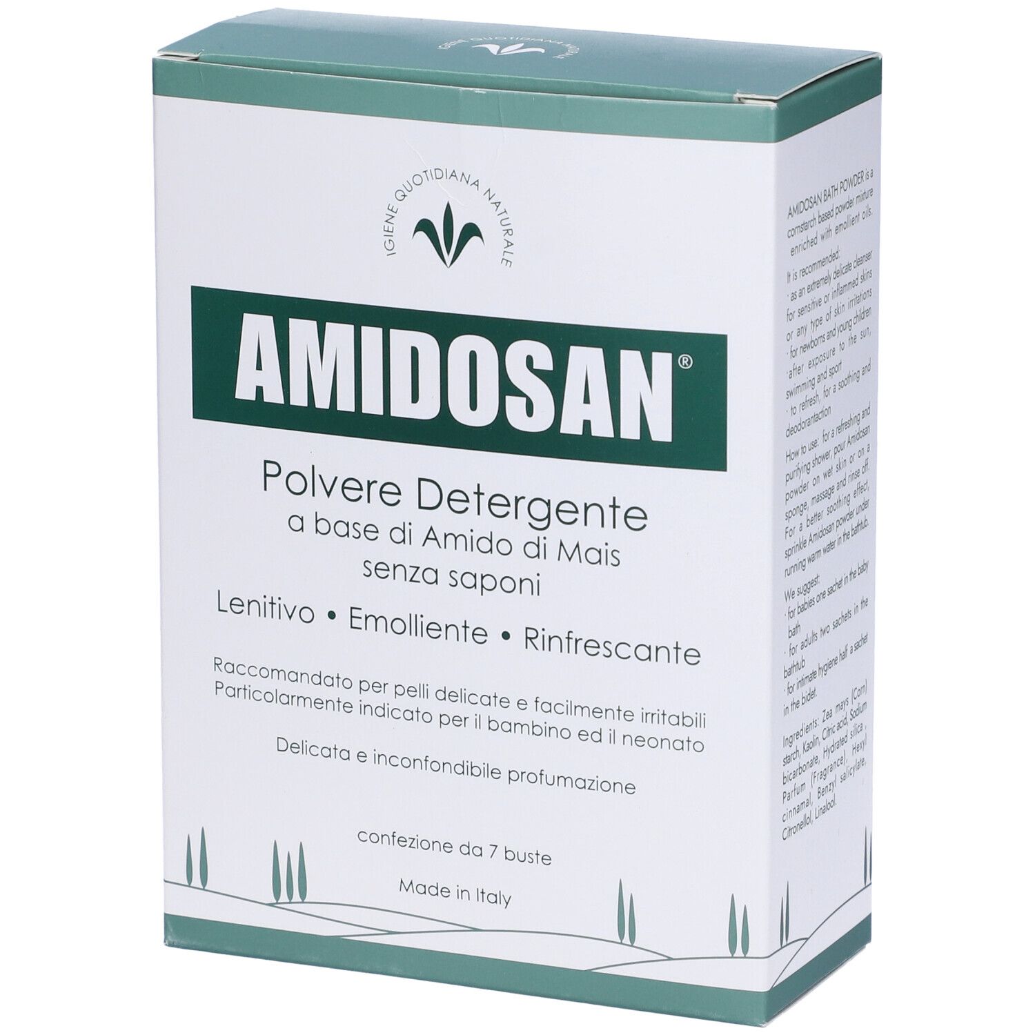 AMIDOSAN POLVERE DETERGENTE 7 BUSTINE DA 40 G