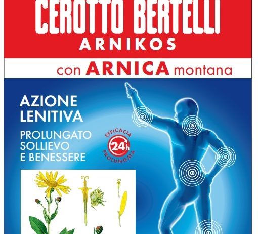 BERTELLI CEROTTO ARNIKOS CON ARNICA MONTANA 5 PEZZI