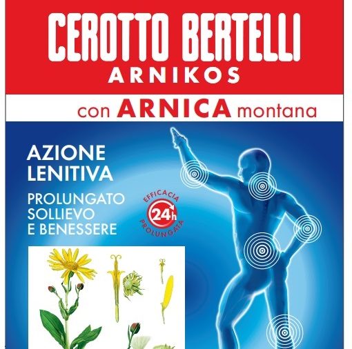 BERTELLI CEROTTO ARNIKOS CON ARNICA MONTANA 5 PEZZI