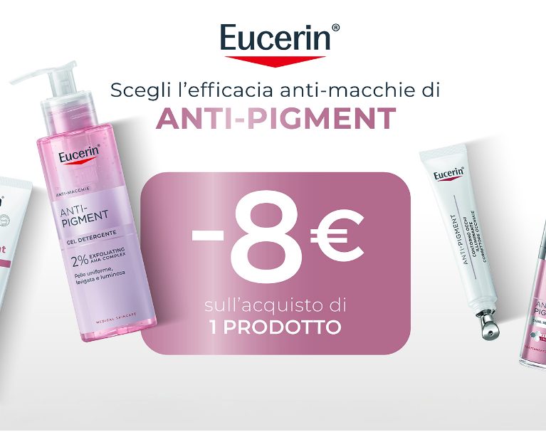 Scegli l'efficacia anti-macchie di ANTI-PIGMENT e approfitta dello sconto di 8€