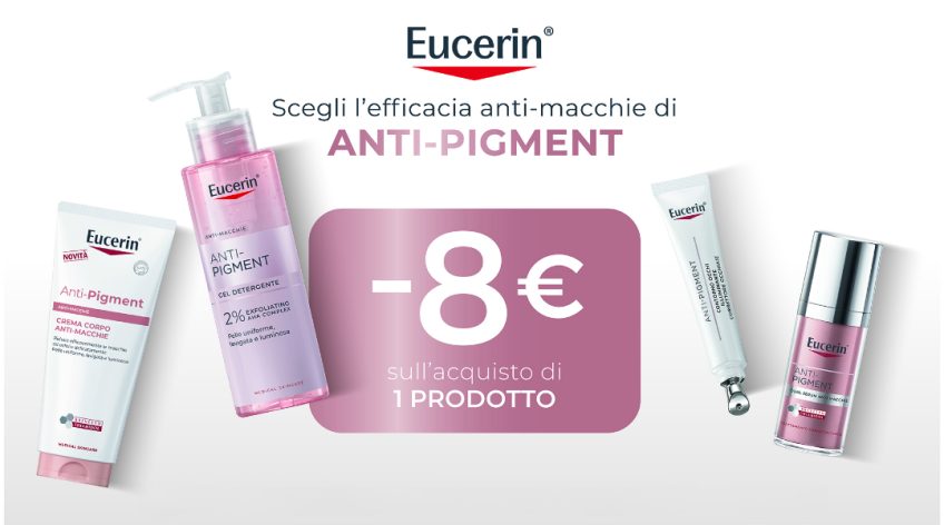 Scegli l'efficacia anti-macchie di ANTI-PIGMENT e approfitta dello sconto di 8€