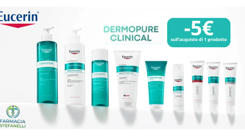 Prova l'efficacia anti-imperfezioni di DERMOPURE CLINICAL 5€ di sconto sull'acquisto di un prodotto