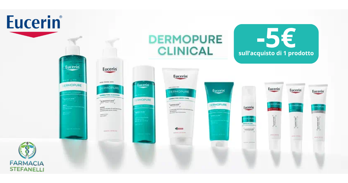 Prova l'efficacia anti-imperfezioni di DERMOPURE CLINICAL 5€ di sconto sull'acquisto di un prodotto