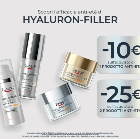 Tutte le linee anti-età Eucerin in promozione fino al 15 Novembre